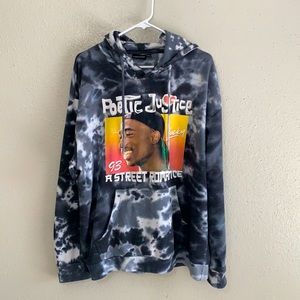 Poetic Justice Hoodie tie-dye